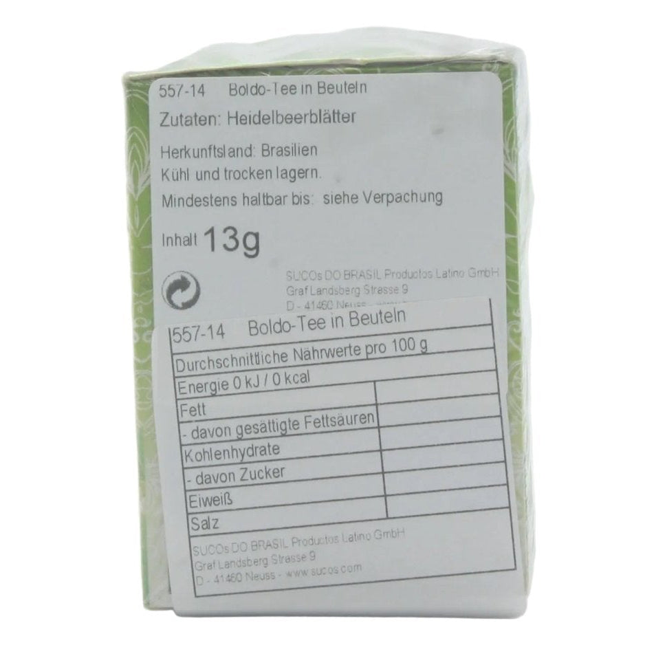 BARÃO Boldo - Tee in Beuteln - Chá de Boldo 13g - Hallo Brasil
