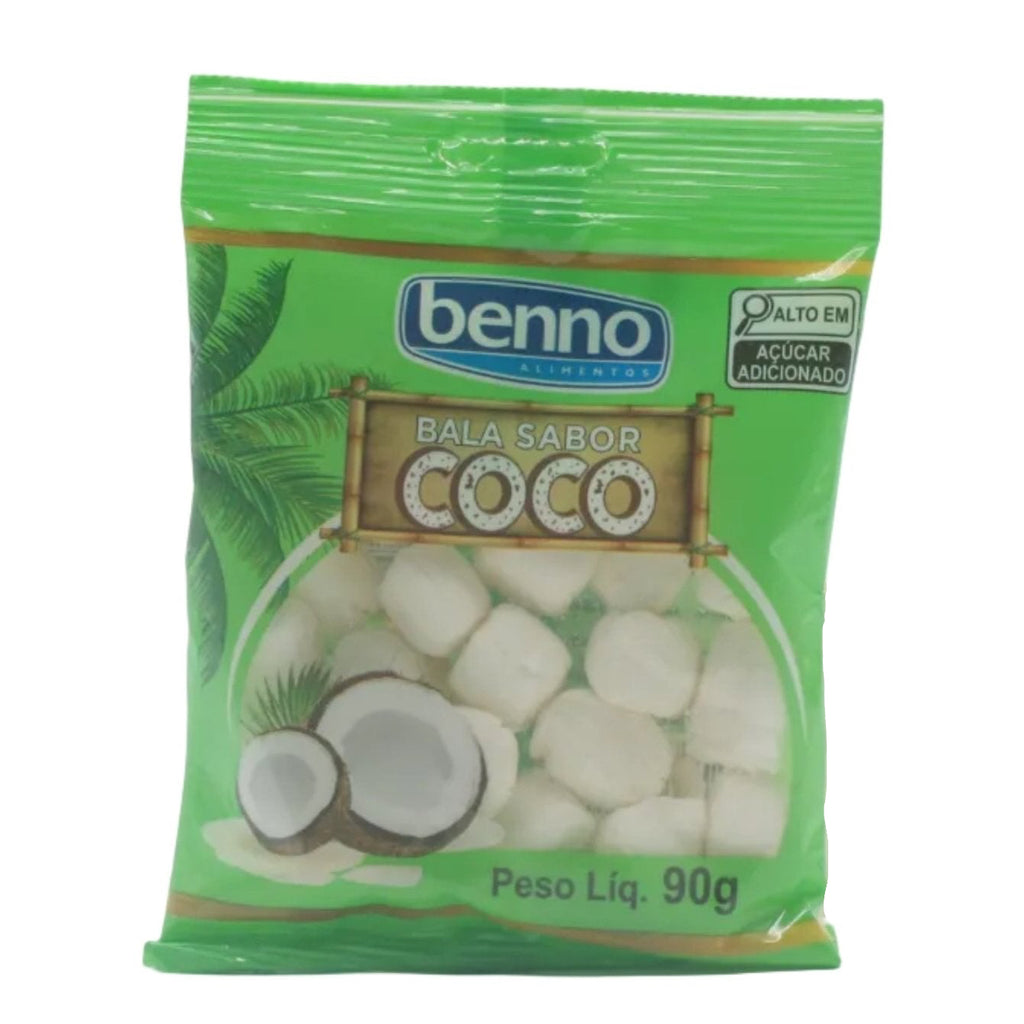BENNO Bonbons mit Kokosgeschmack - Bala de Coco 90g - Hallo Brasil