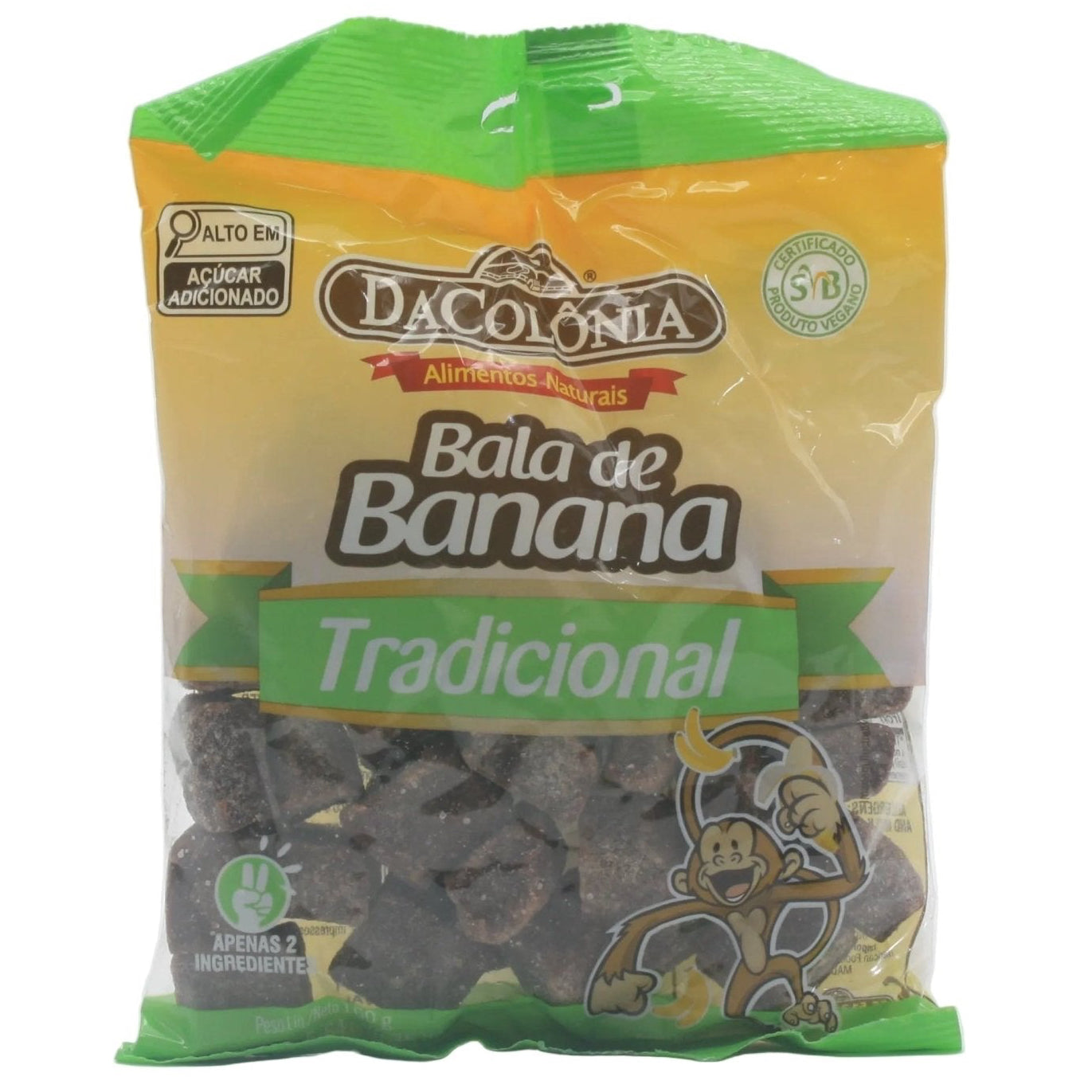 DA COLÔNIA Bananen - Bonbons - Bala de Banana Tradicional 160g - Hallo Brasil