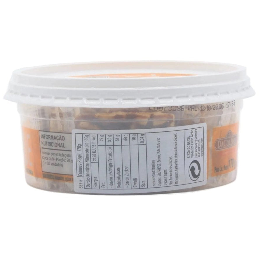 DA COLÔNIA Erdnuss - Riegel - Pé de Moleque 170g - Hallo Brasil