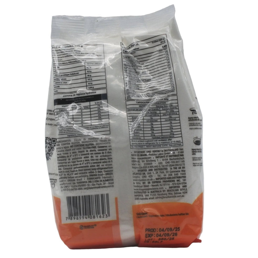 DA TERRINHA Teig aus Tapiokastärke - Goma de Tapioca Pronta 500g - Hallo Brasil