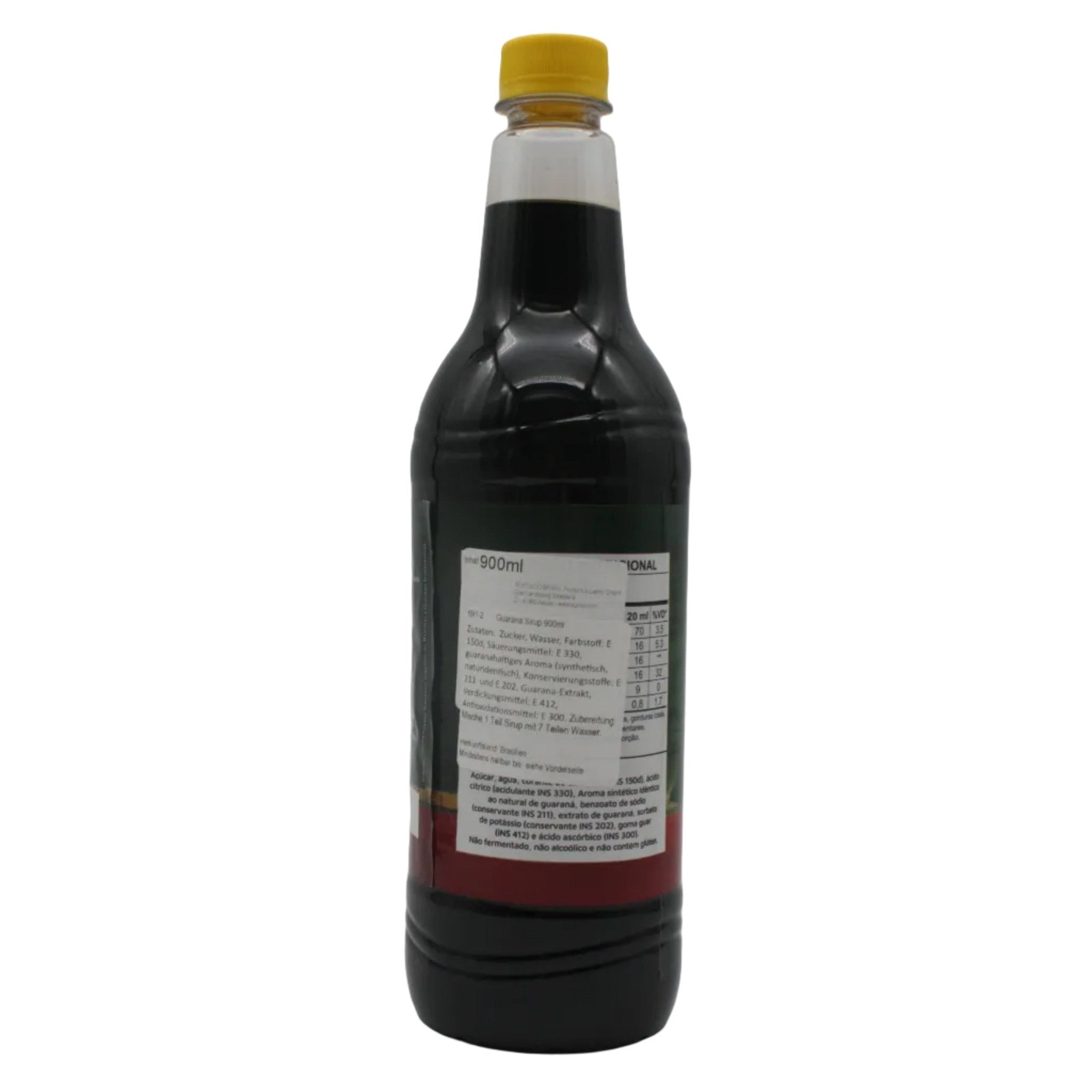 GNUTRE Guaraná-Sirup - Xaropé de Guaraná 900ml - Hallo Brasil