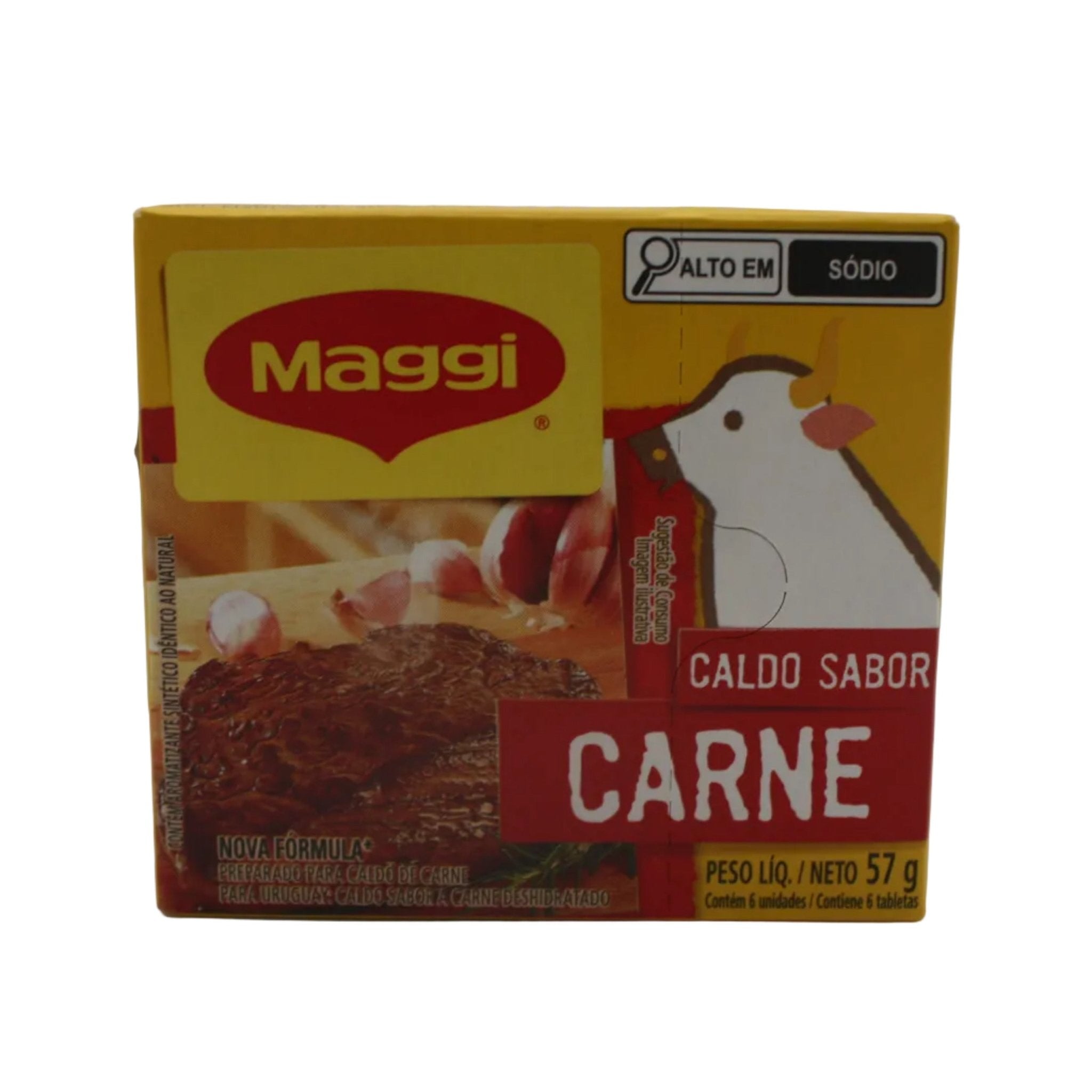 MAGGI Fleischbrühe - Caldo de Carne 57g - Hallo Brasil