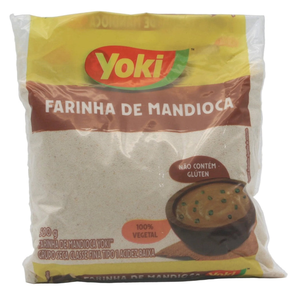 YOKI Maniokmehl, roh - Farinha de Mandioca Crua 500g - Hallo Brasil