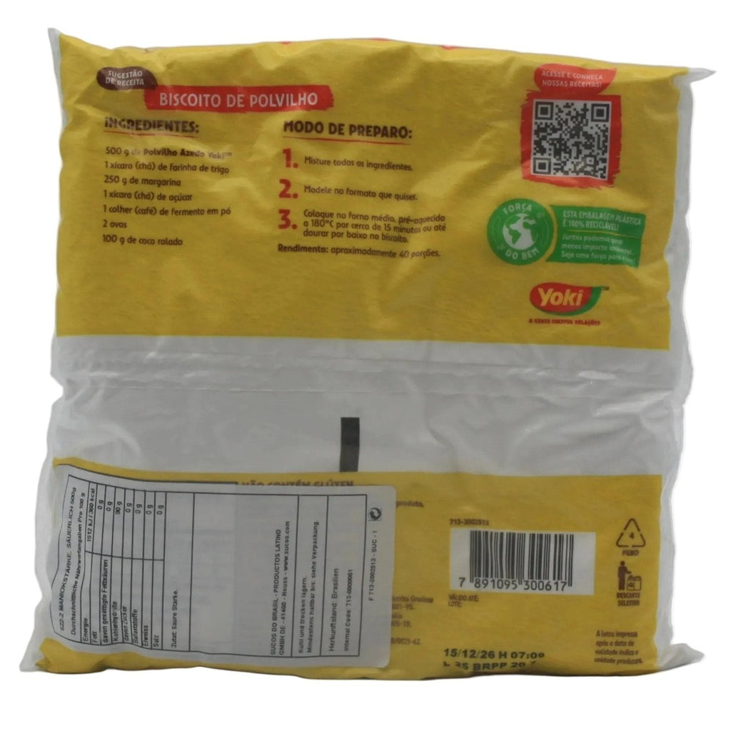 YOKI Maniokstärke säuerl - Polvilho Azedo 500g - Hallo Brasil
